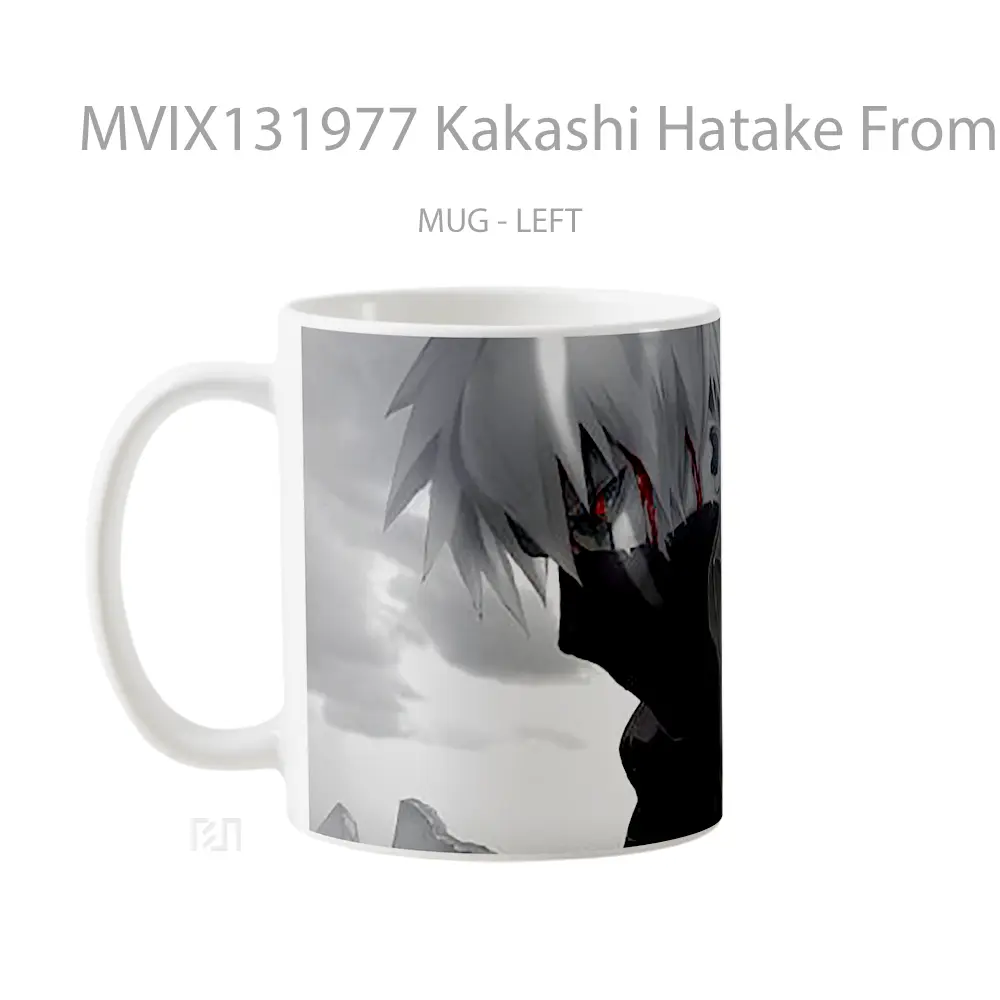 Mug Kakashi Hatake From Naruto Anime Cangkir Anime - All-side / Desain