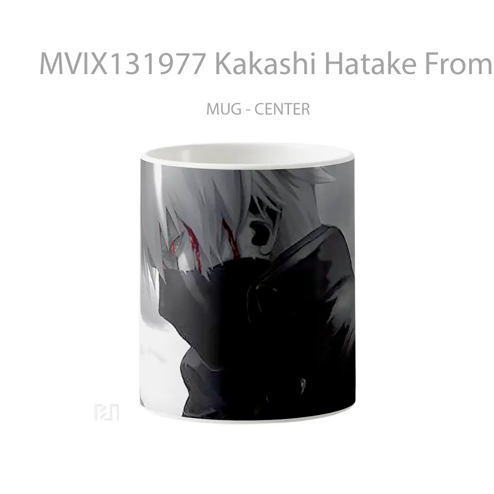 Mug Kakashi Hatake From Naruto Anime Cangkir Anime