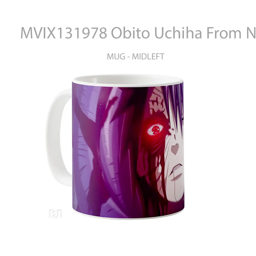 Mug Obito Uchiha From Naruto Cangkir Anime - All-side / Desain