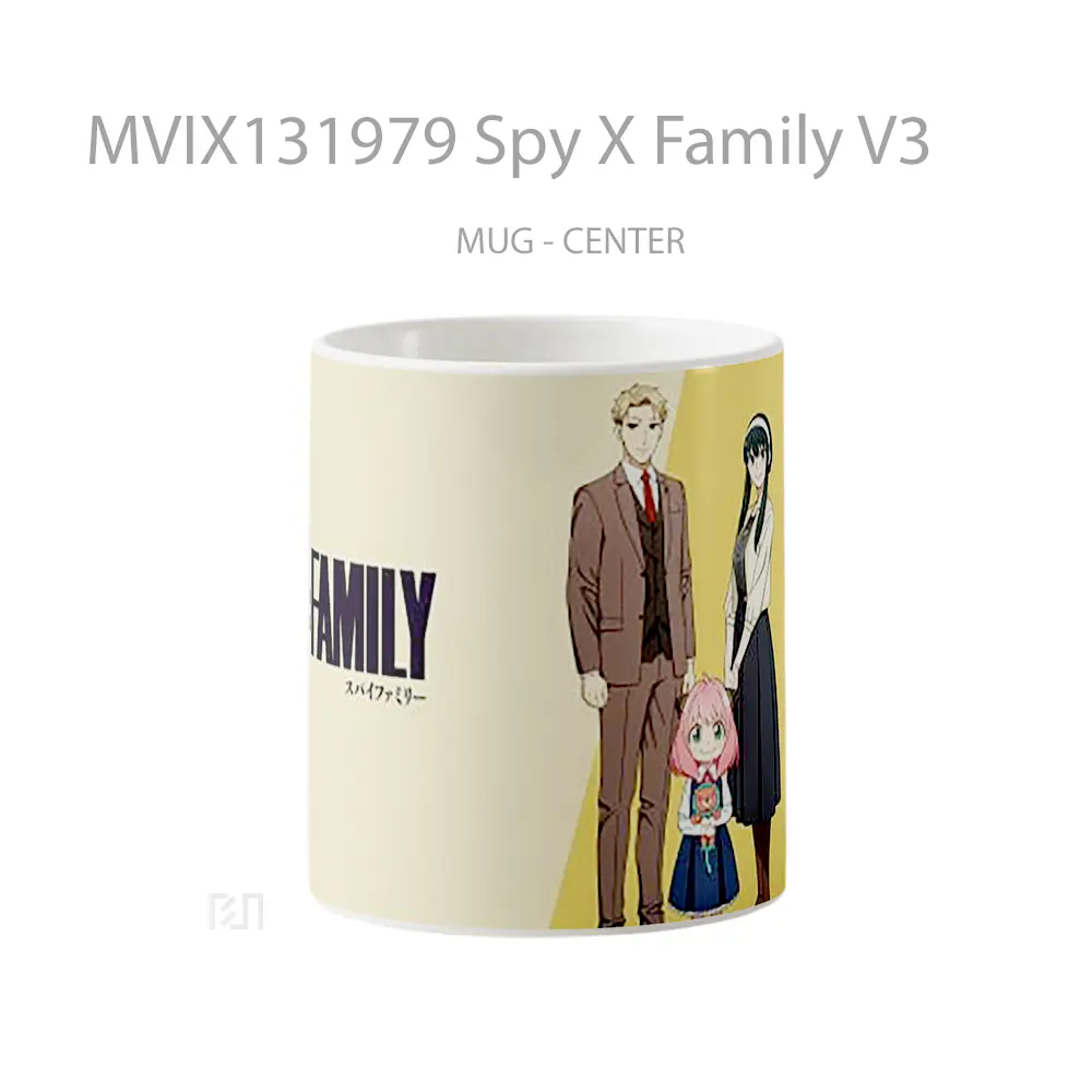 Mug Spy X Family V3 Gelas Keramik Unik