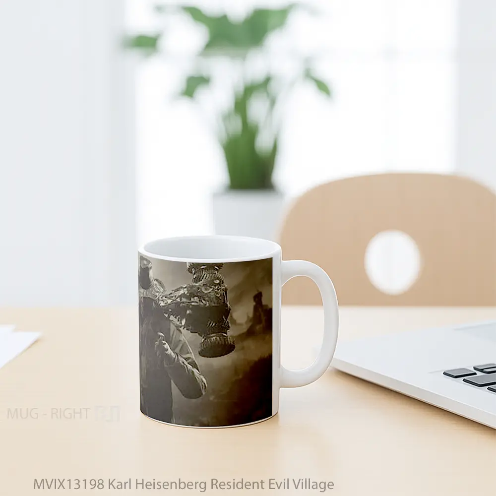 Mug Karl Heisenberg Resident Evil Village Cangkir Gamer - All-side / Desain