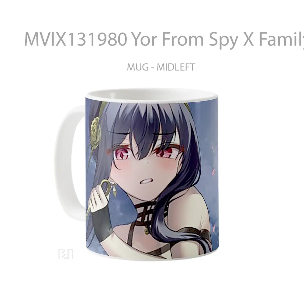 Mug Yor From Spy X Family V2 Gelas Keramik Unik - All-side / Desain