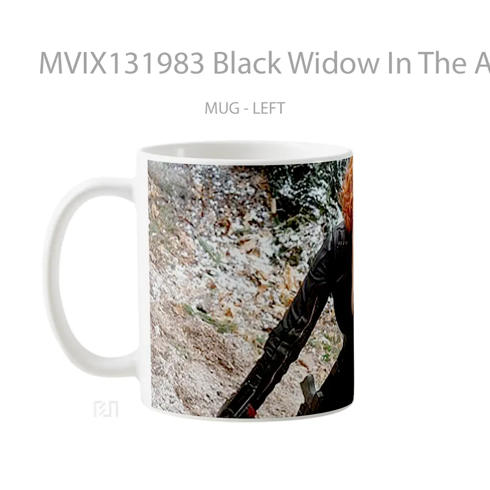 Mug Black Widow In The Avengers 2 Gelas Superhero - All-side / Desain
