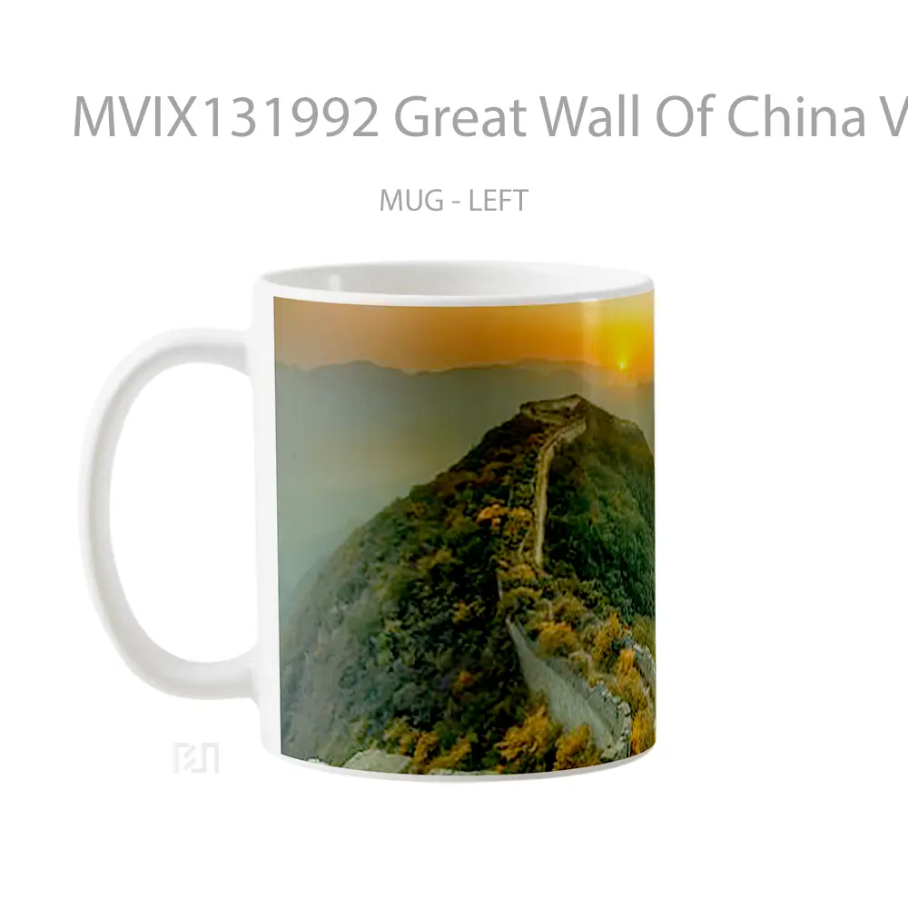 Mug Great Wall Of China V1 Gelas Keramik Unik - All-side / Desain
