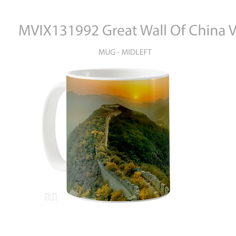 Mug Great Wall Of China V1 Gelas Keramik Unik - All-side / Desain
