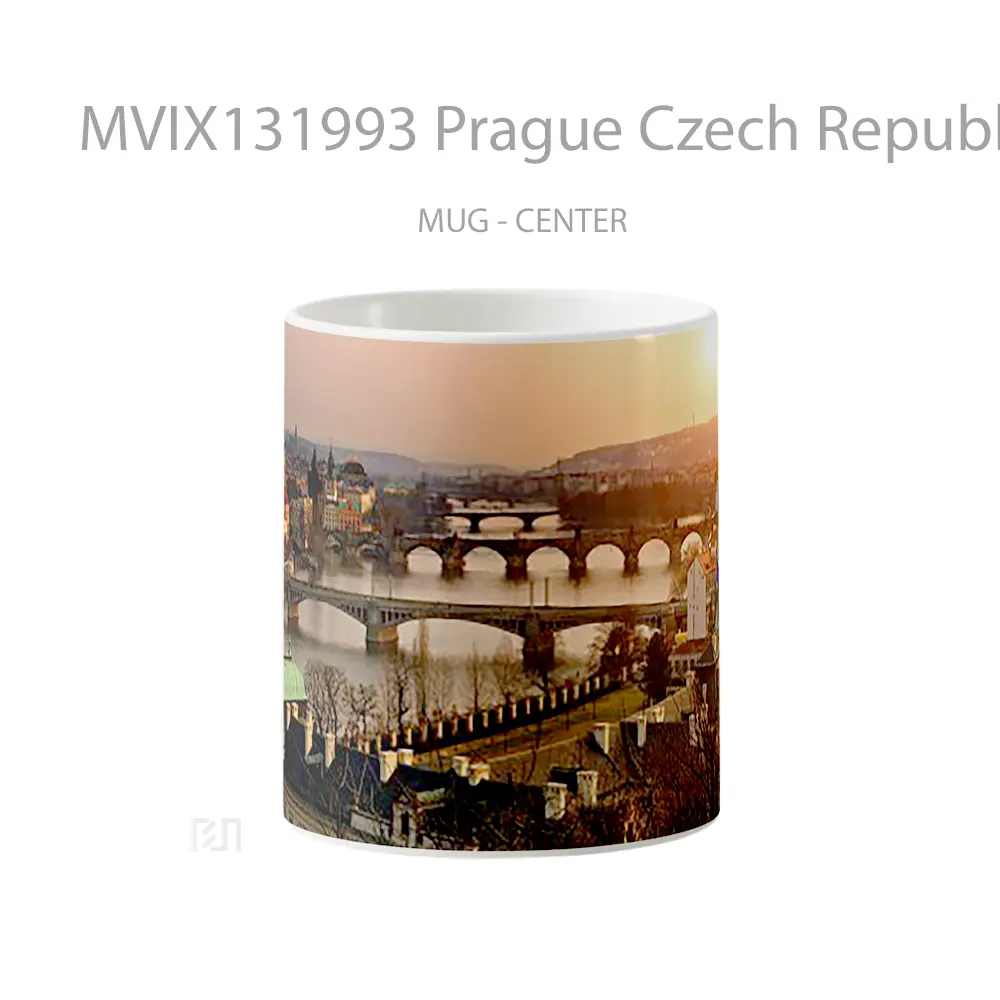 Mug Prague Czech Republic Gelas Keramik Unik