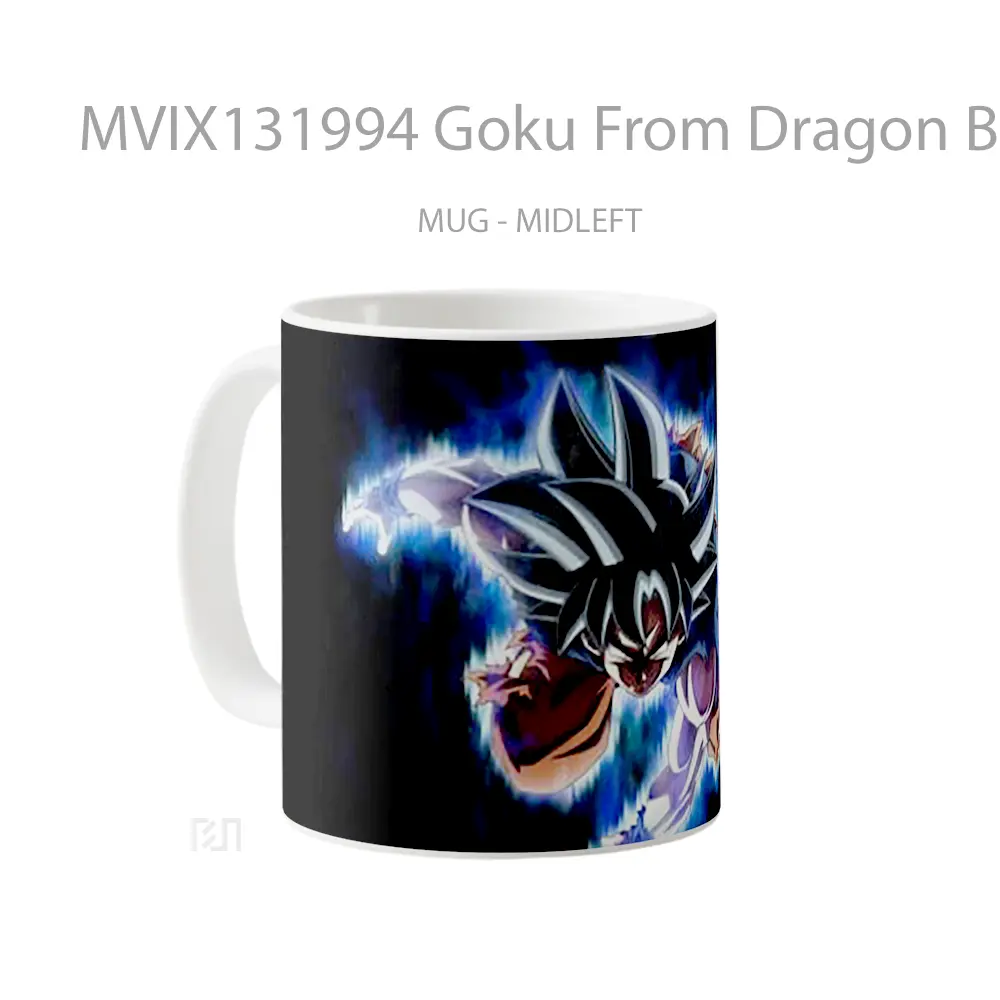 Mug Goku From Dragon Ball Super V1 Cangkir Anime - All-side / Desain