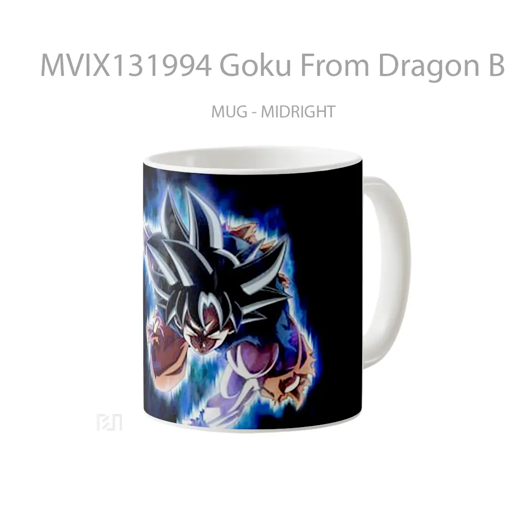 Mug Goku From Dragon Ball Super V1 Cangkir Anime - All-side / Desain