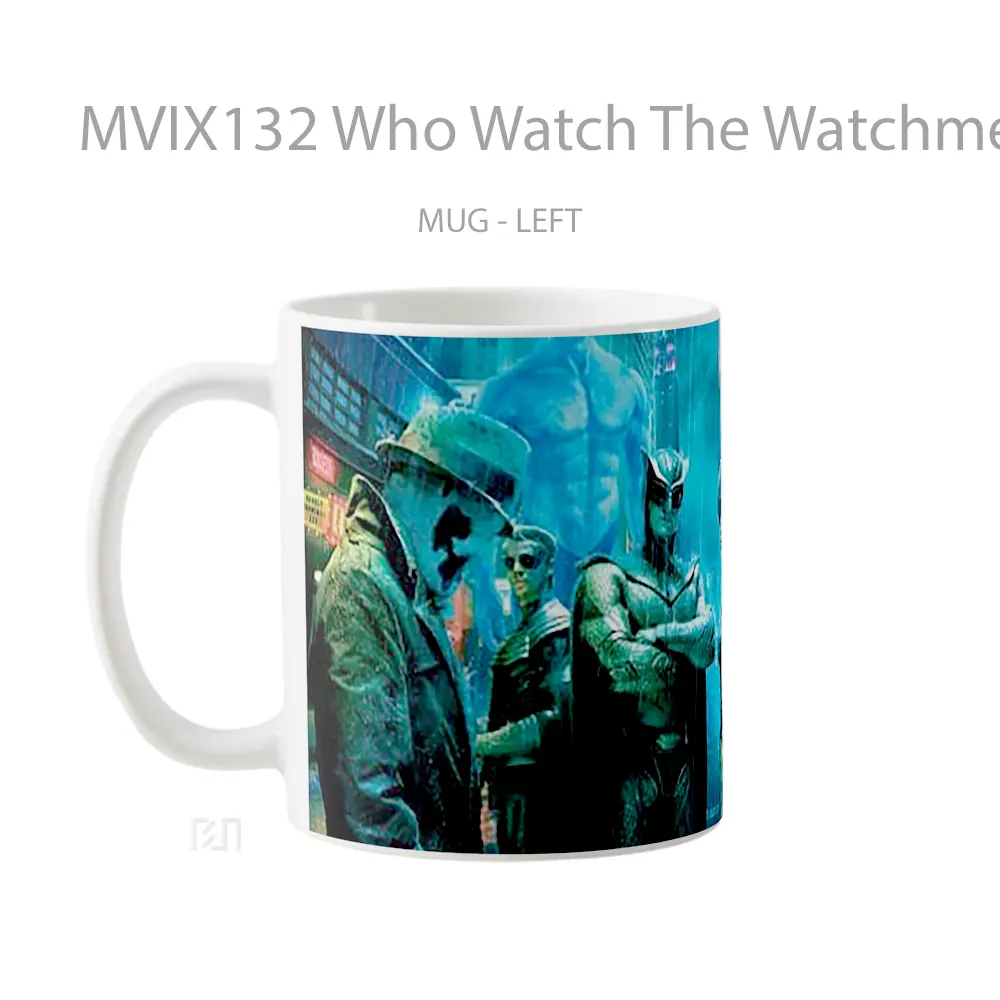 Mug Who Watch The Watchmen Gelas Pahlawan Super - All-side / Desain