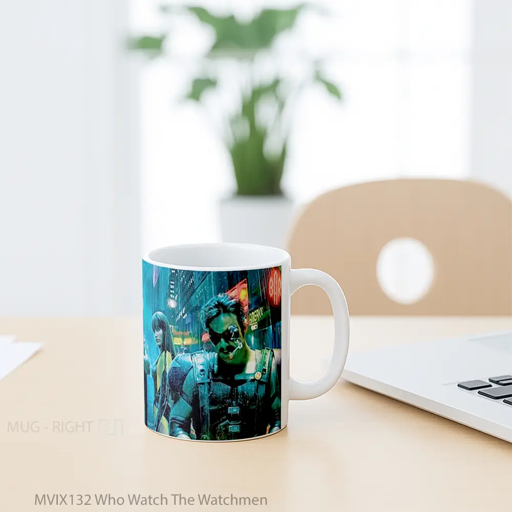 Mug Who Watch The Watchmen Gelas Pahlawan Super - All-side / Desain