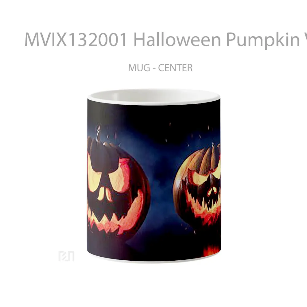 Mug Halloween Pumpkin V2 Gelas Keramik Unik