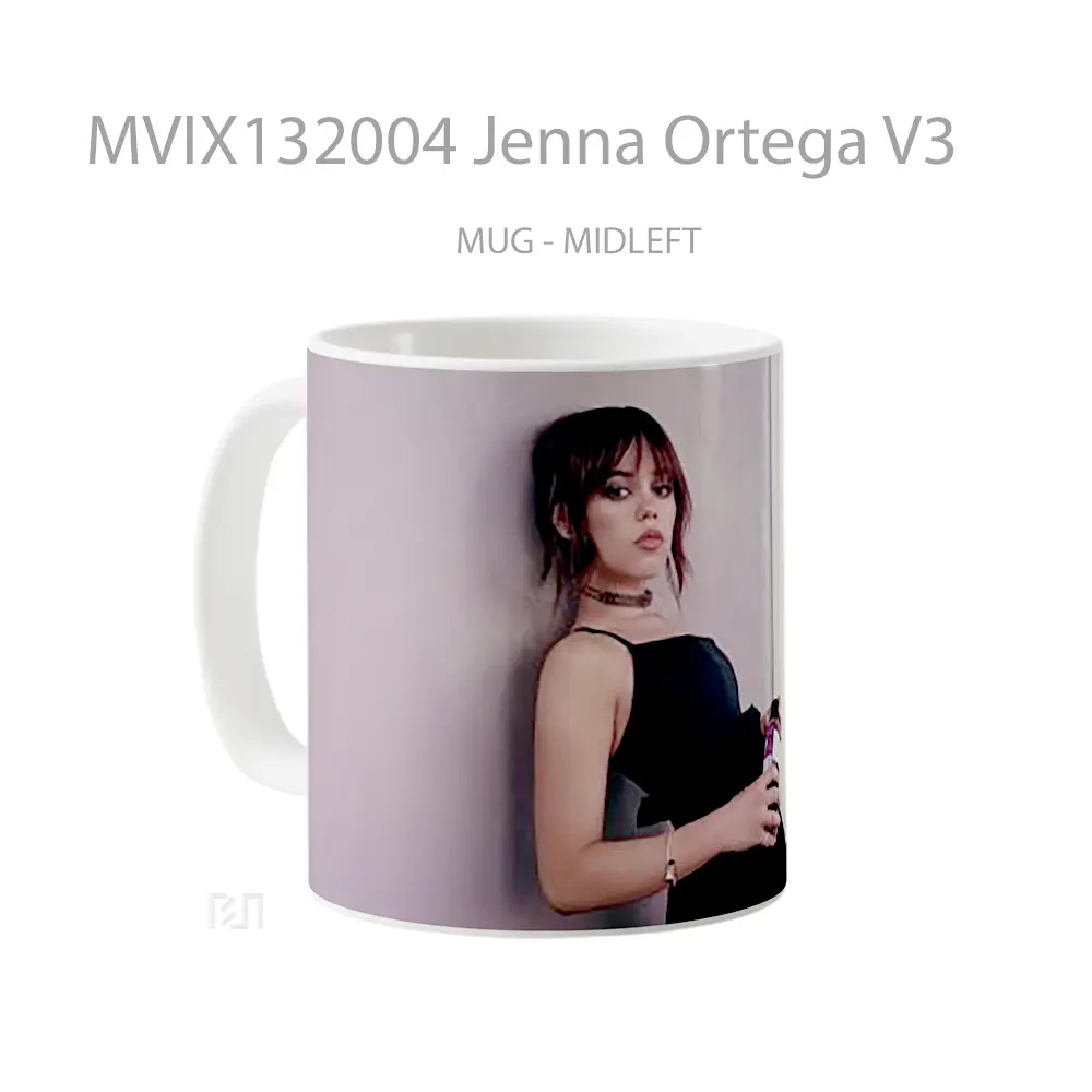 Mug Jenna Ortega V3 Gelas Keramik Unik - All-side / Desain