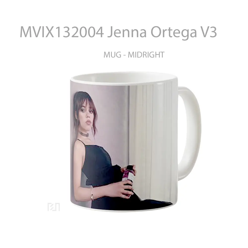 Mug Jenna Ortega V3 Gelas Keramik Unik - All-side / Desain