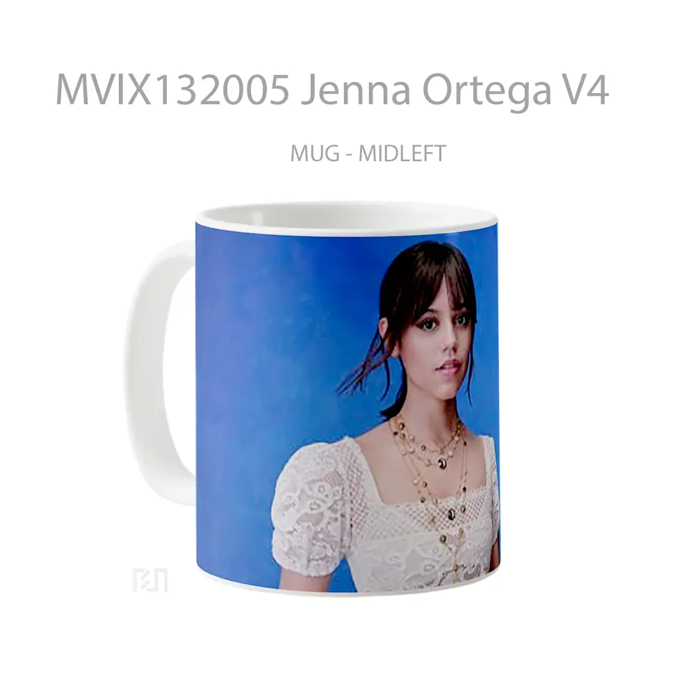 Mug Jenna Ortega V4 Gelas Keramik Unik - All-side / Desain