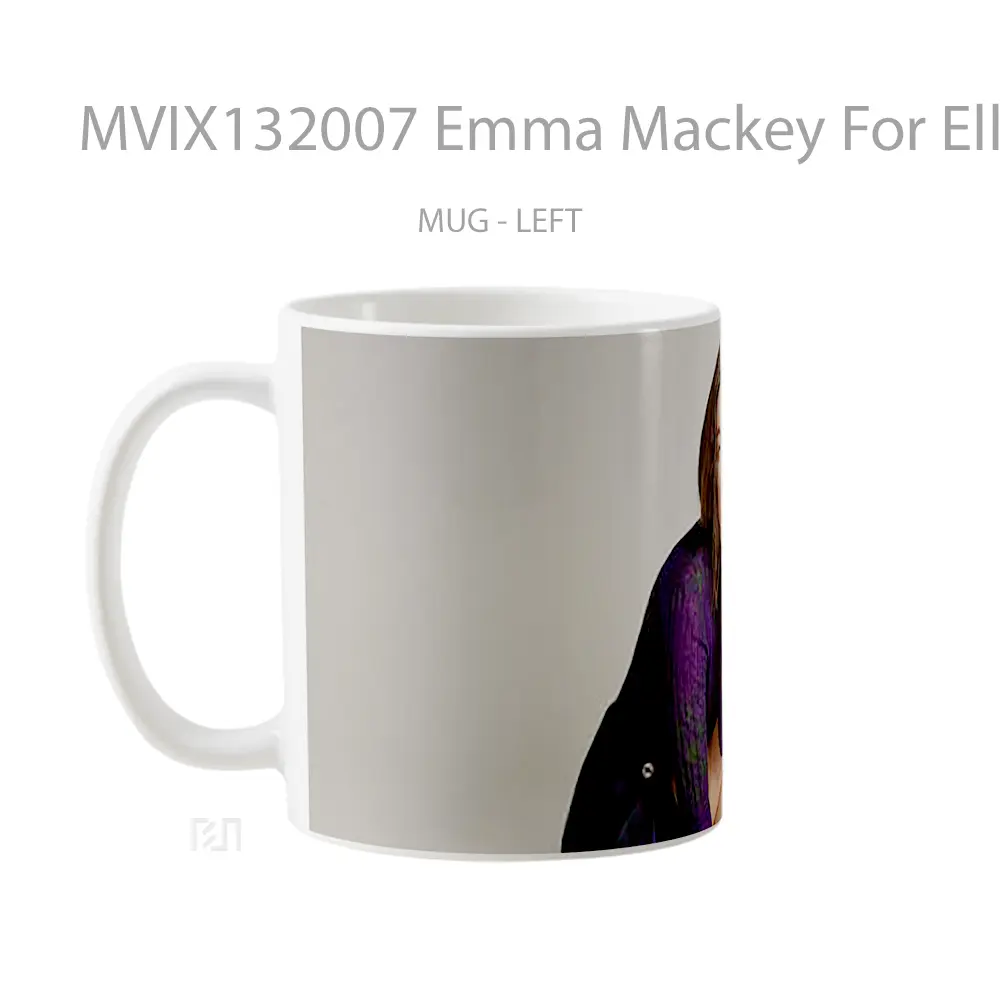 Mug Emma Mackey For Elle V1 Gelas Keramik Unik - All-side / Desain