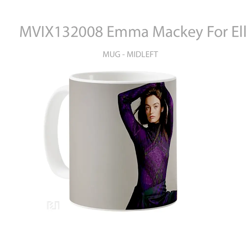 Mug Emma Mackey For Elle V2 Gelas Keramik Unik - All-side / Desain