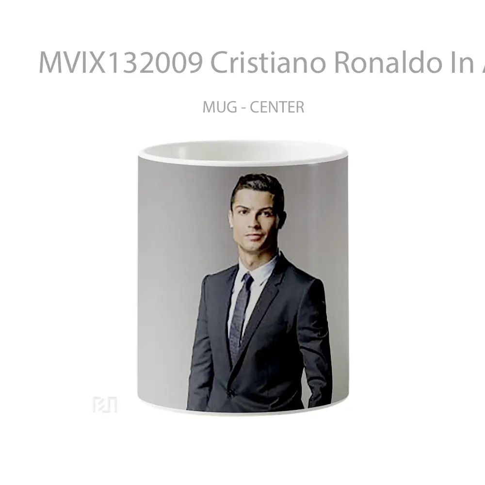 Mug Cristiano Ronaldo In A Suit Gelas Keramik Unik