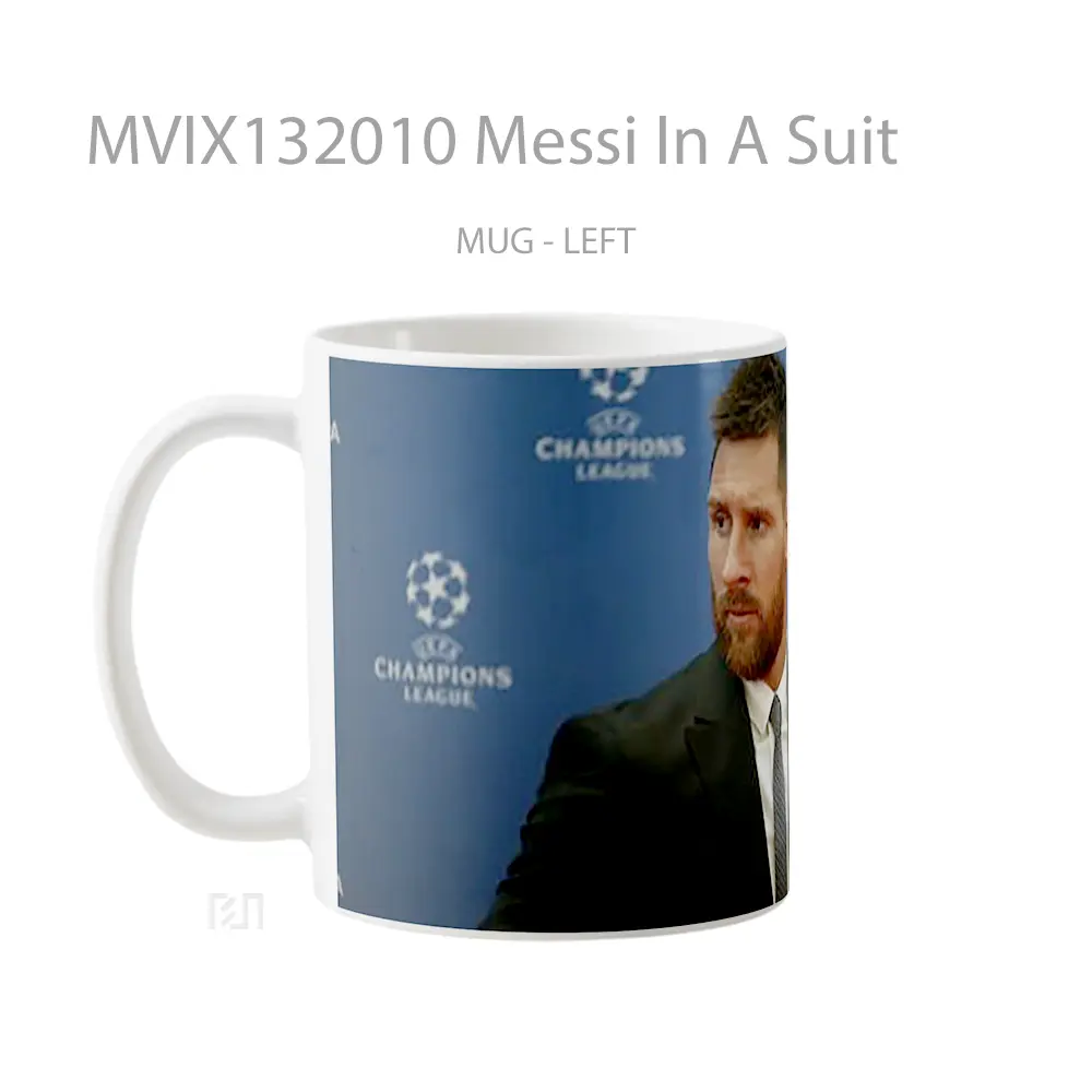 Mug Messi In A Suit Gelas Keramik Unik - All-side / Desain