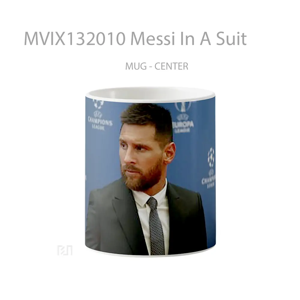 Mug Messi In A Suit Gelas Keramik Unik