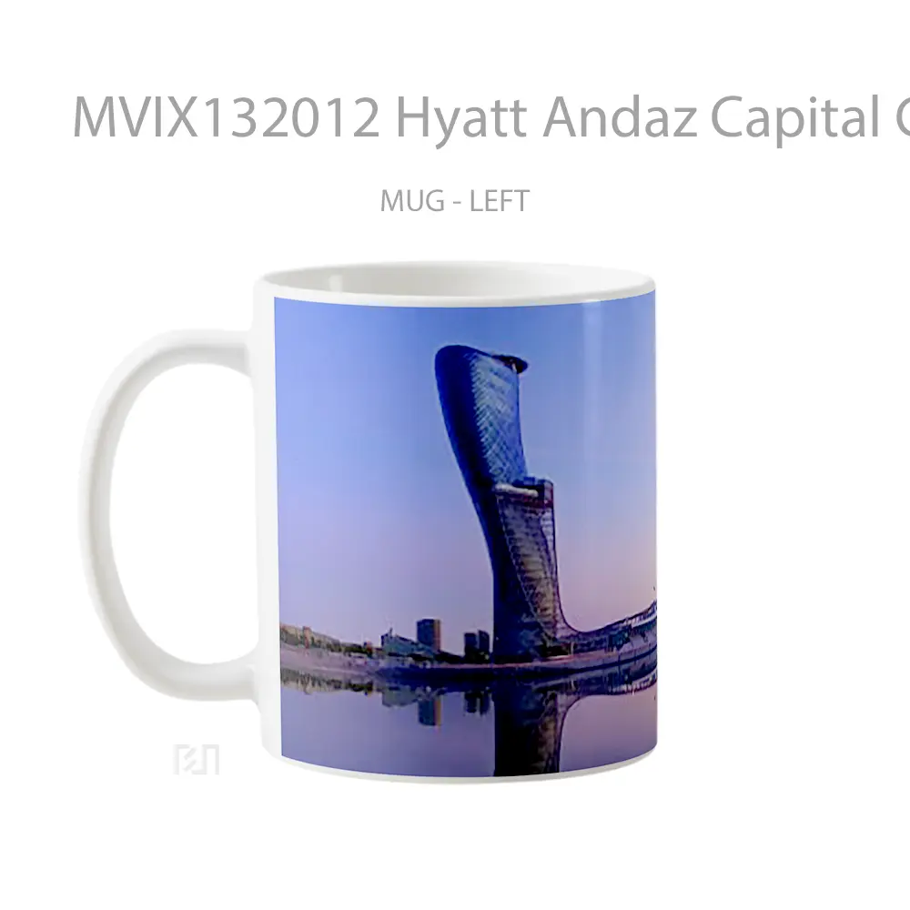 Mug Hyatt Andaz Capital Gate Gelas Keramik Unik - All-side / Desain