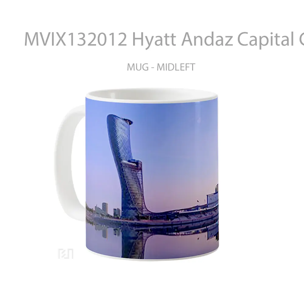 Mug Hyatt Andaz Capital Gate Gelas Keramik Unik - All-side / Desain