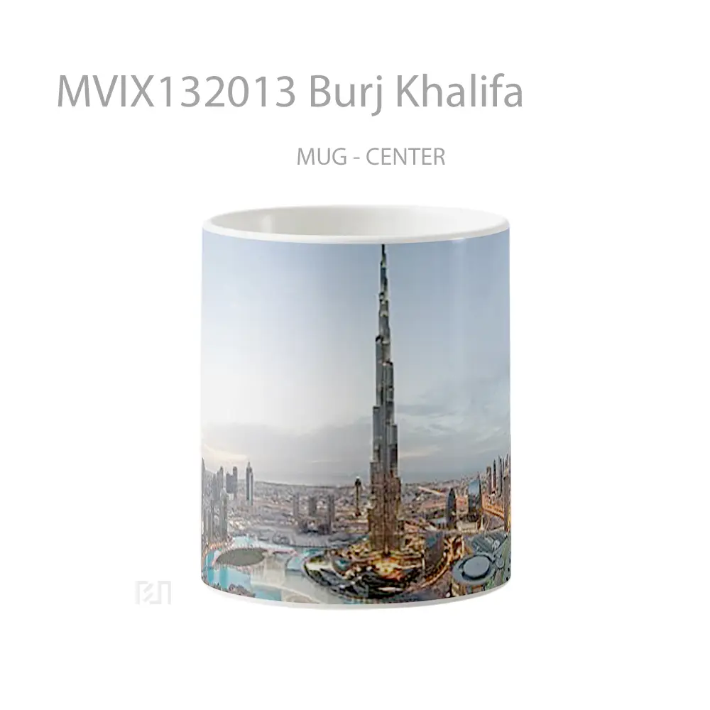 Mug Burj Khalifa Gelas Keramik Unik