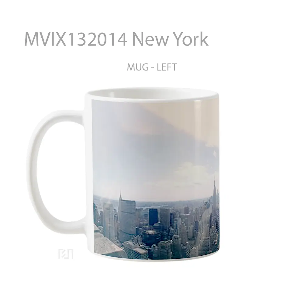 Mug New York Gelas Keramik Unik - All-side / Desain