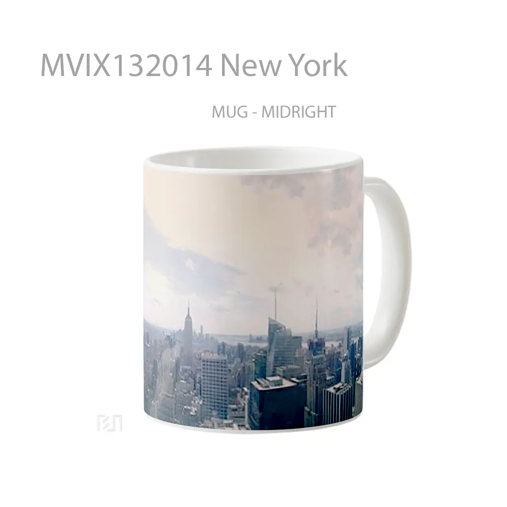 Mug New York Gelas Keramik Unik - All-side / Desain