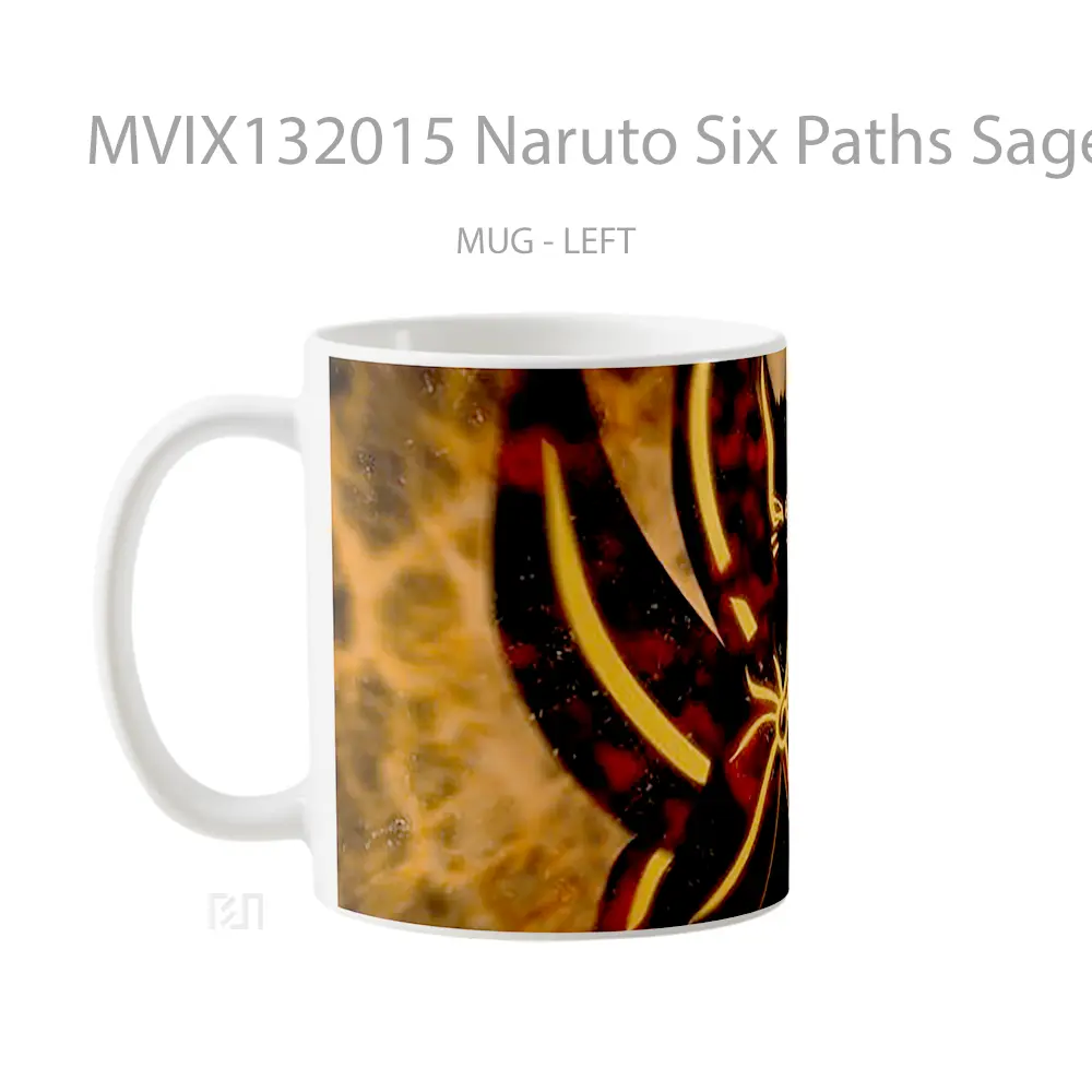Mug Naruto Six Paths Sage Mode V2 Cangkir Anime - All-side / Desain