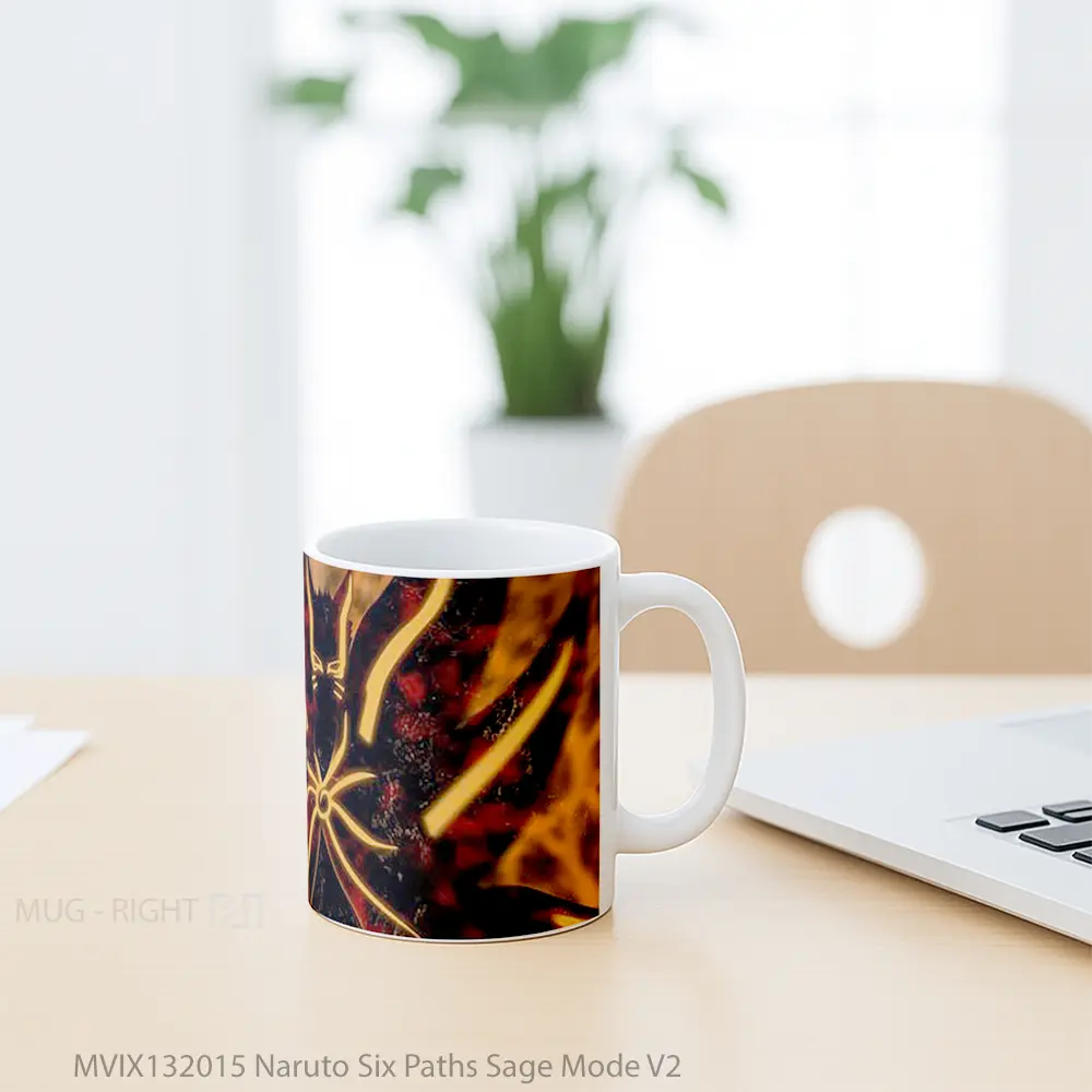 Mug Naruto Six Paths Sage Mode V2 Cangkir Anime - All-side / Desain