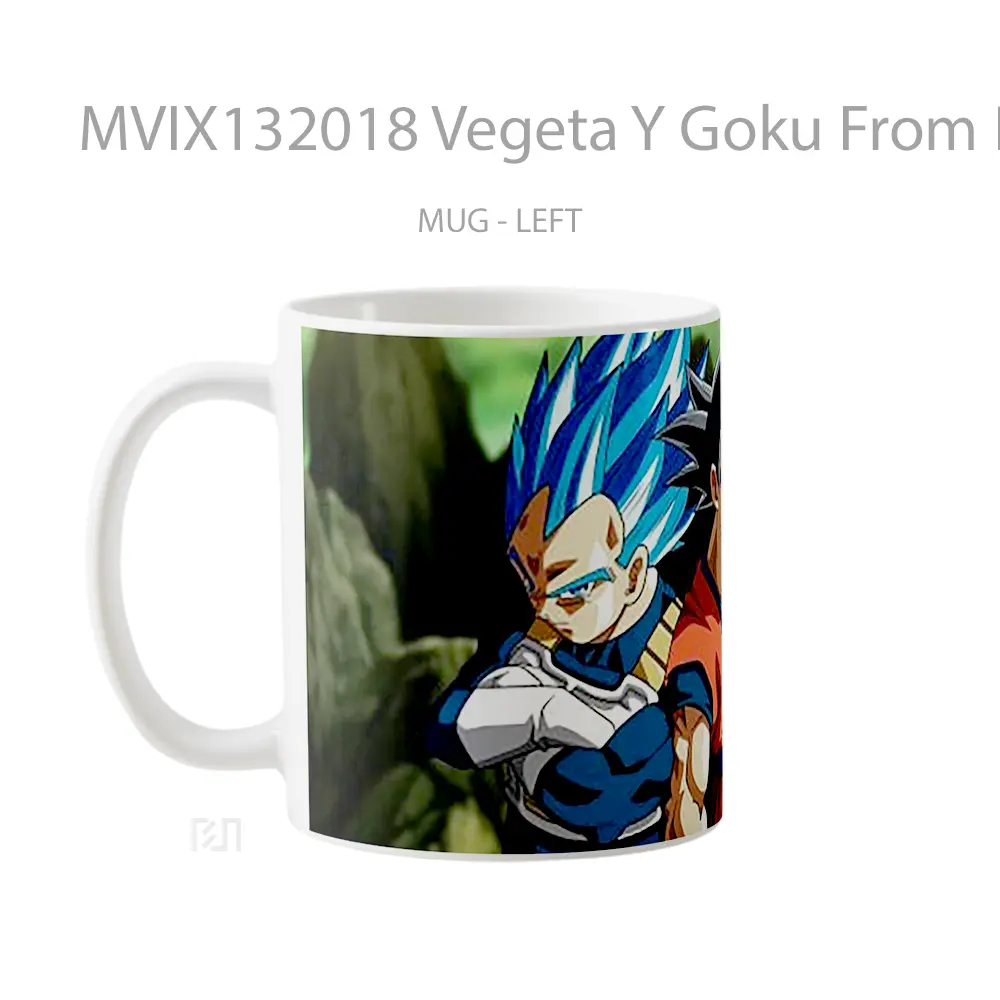 Mug Vegeta Y Goku From Dragon Ball Cangkir Anime - All-side / Desain