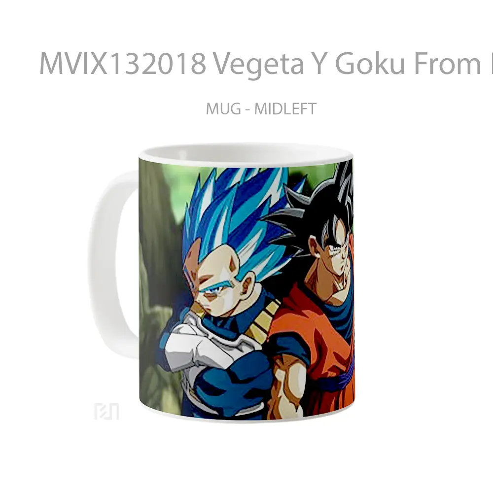 Mug Vegeta Y Goku From Dragon Ball Cangkir Anime - All-side / Desain