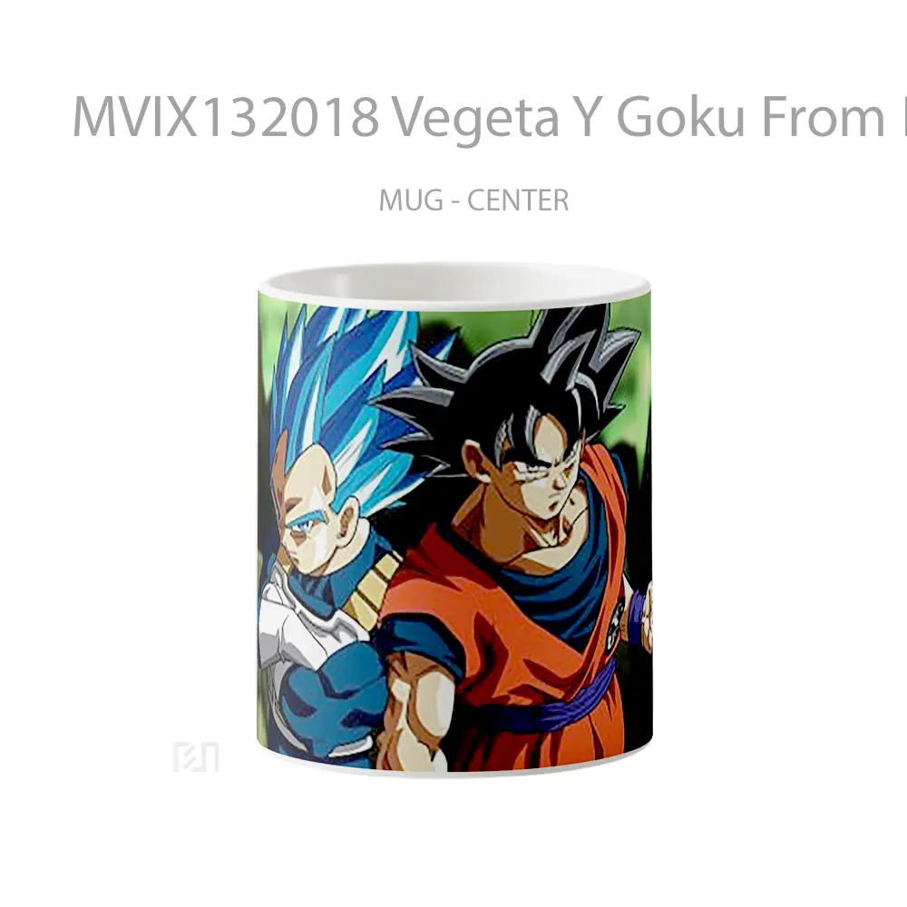 Mug Vegeta Y Goku From Dragon Ball Cangkir Anime