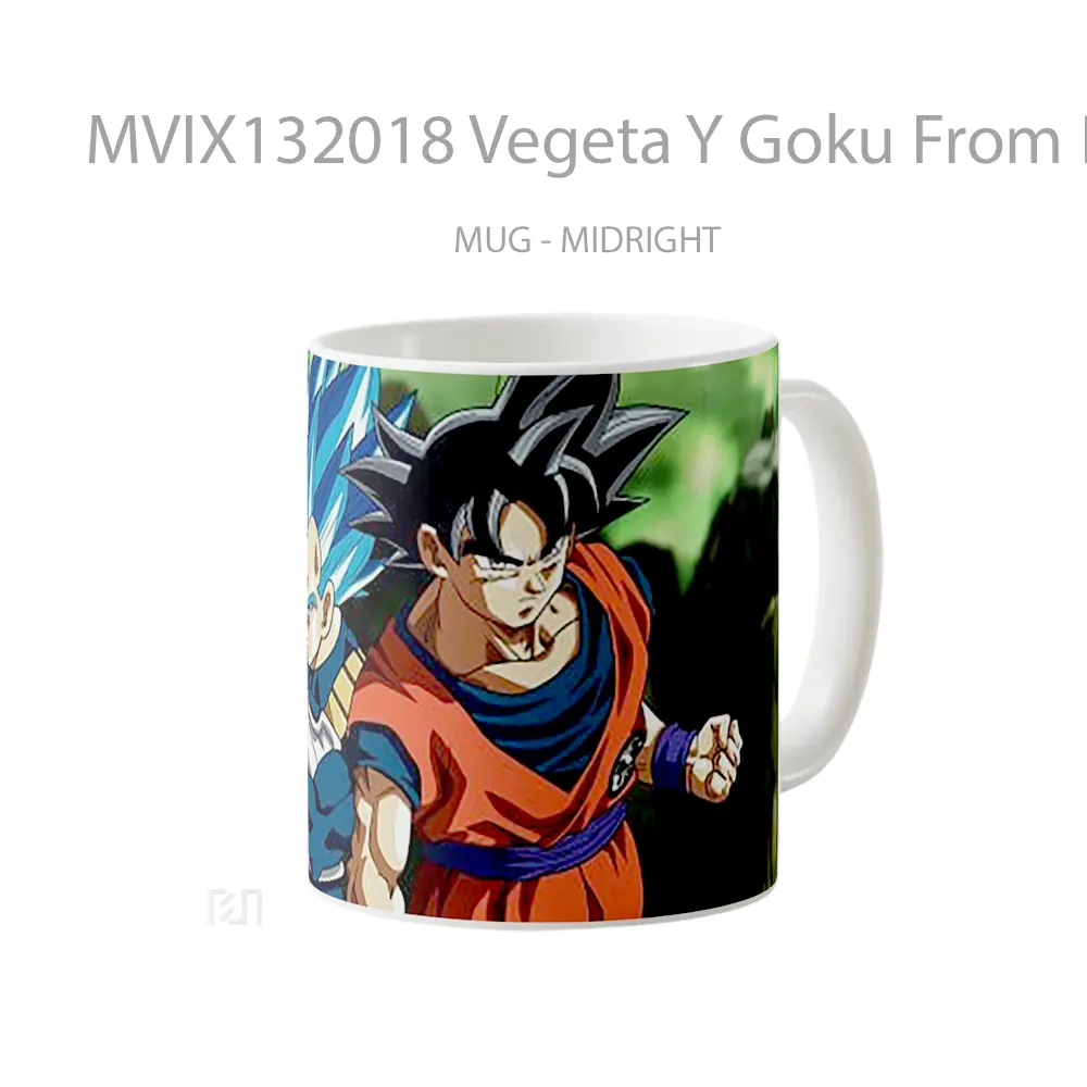 Mug Vegeta Y Goku From Dragon Ball Cangkir Anime - All-side / Desain