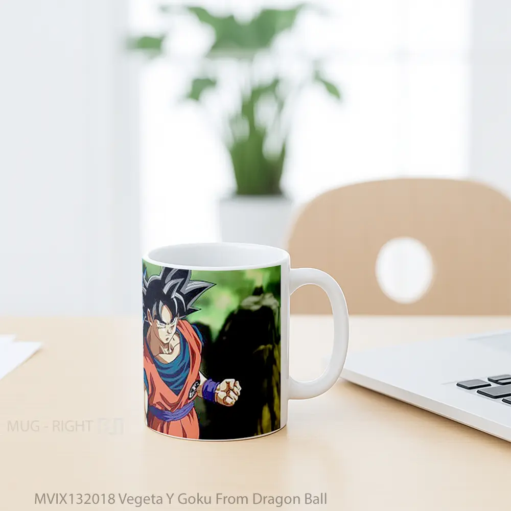 Mug Vegeta Y Goku From Dragon Ball Cangkir Anime - All-side / Desain