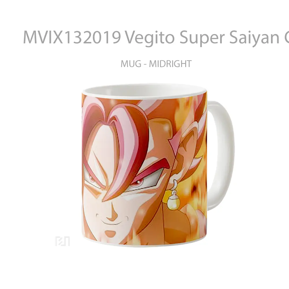 Mug Vegito Super Saiyan God Gelas Keramik Unik - All-side / Desain