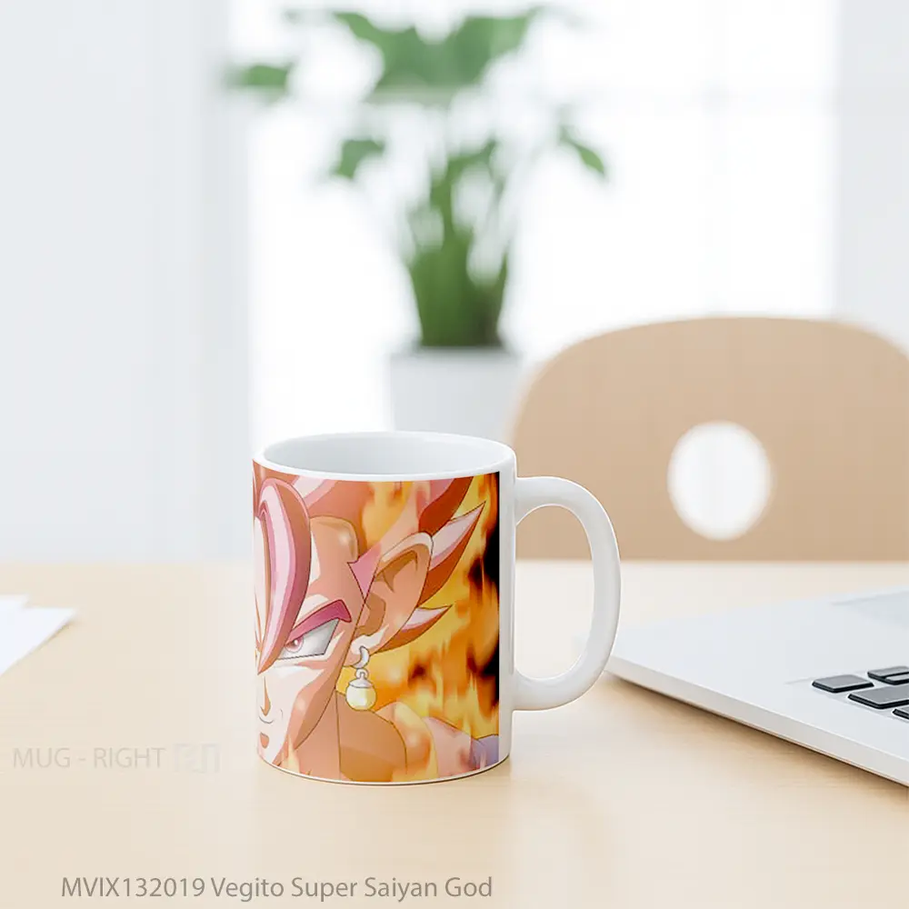 Mug Vegito Super Saiyan God Gelas Keramik Unik - All-side / Desain