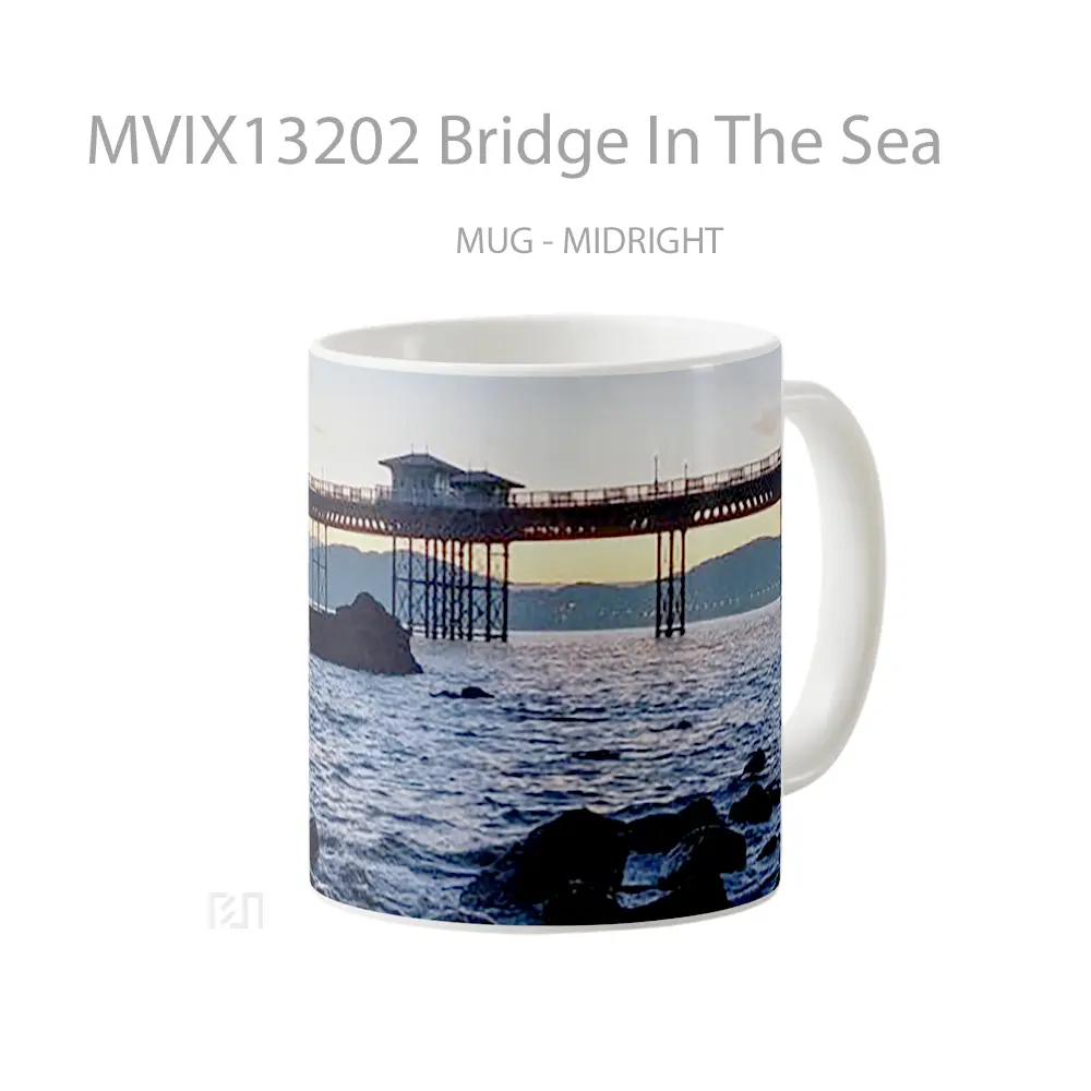 Mug Bridge In The Sea Gelas Pemandangan Alam - All-side / Desain