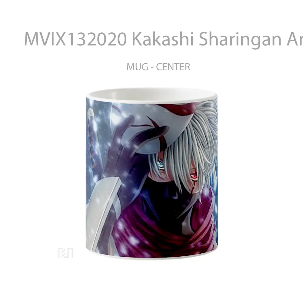Mug Kakashi Sharingan Anbu Ninja Mask Gelas Keramik Unik