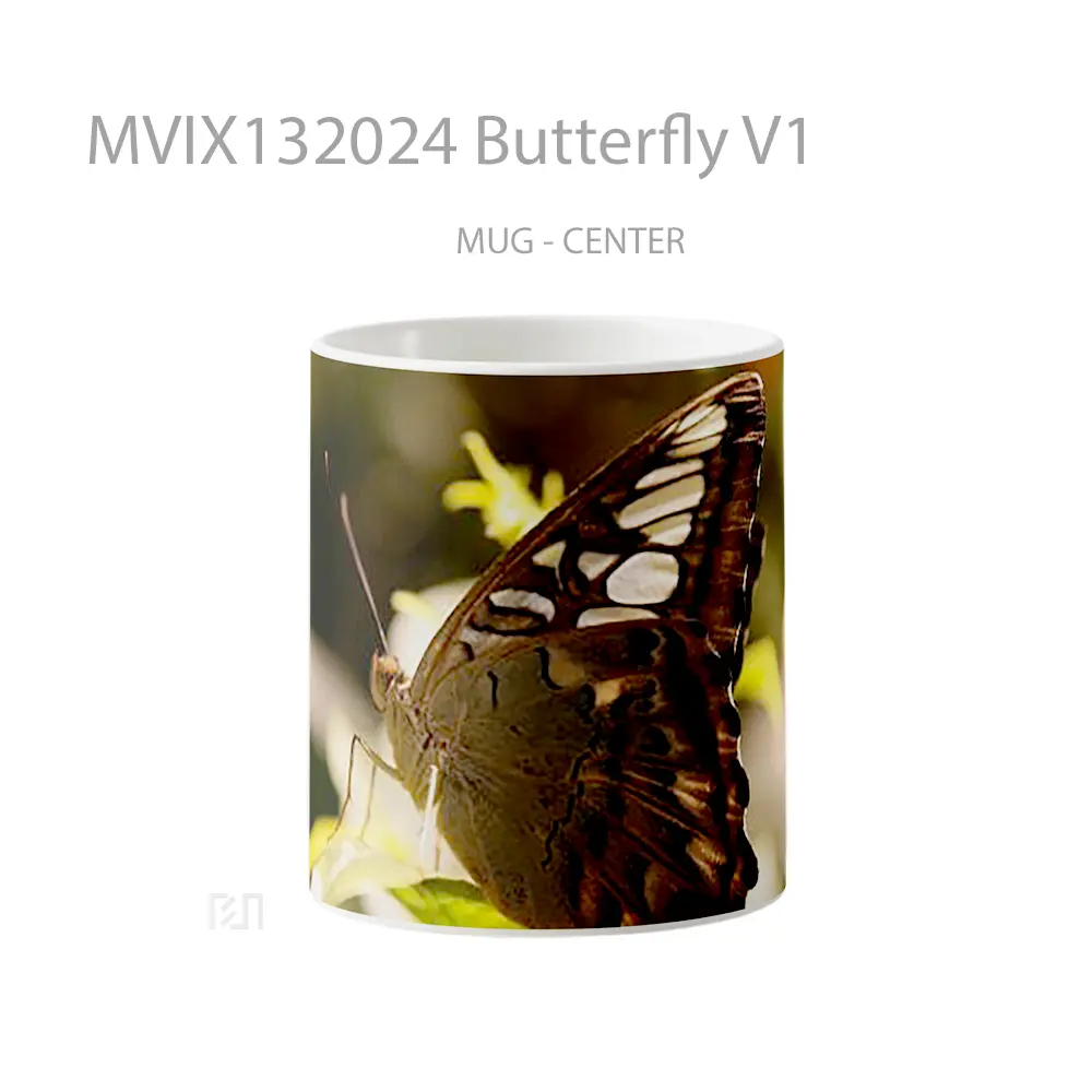 Mug Butterfly V1 Gelas Hewan Lucu