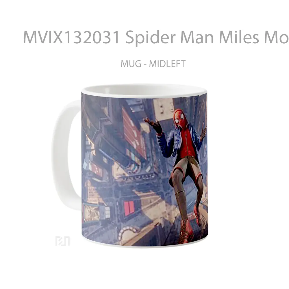 Mug Spider Man Miles Morales V2 Gelas Superhero - All-side / Desain