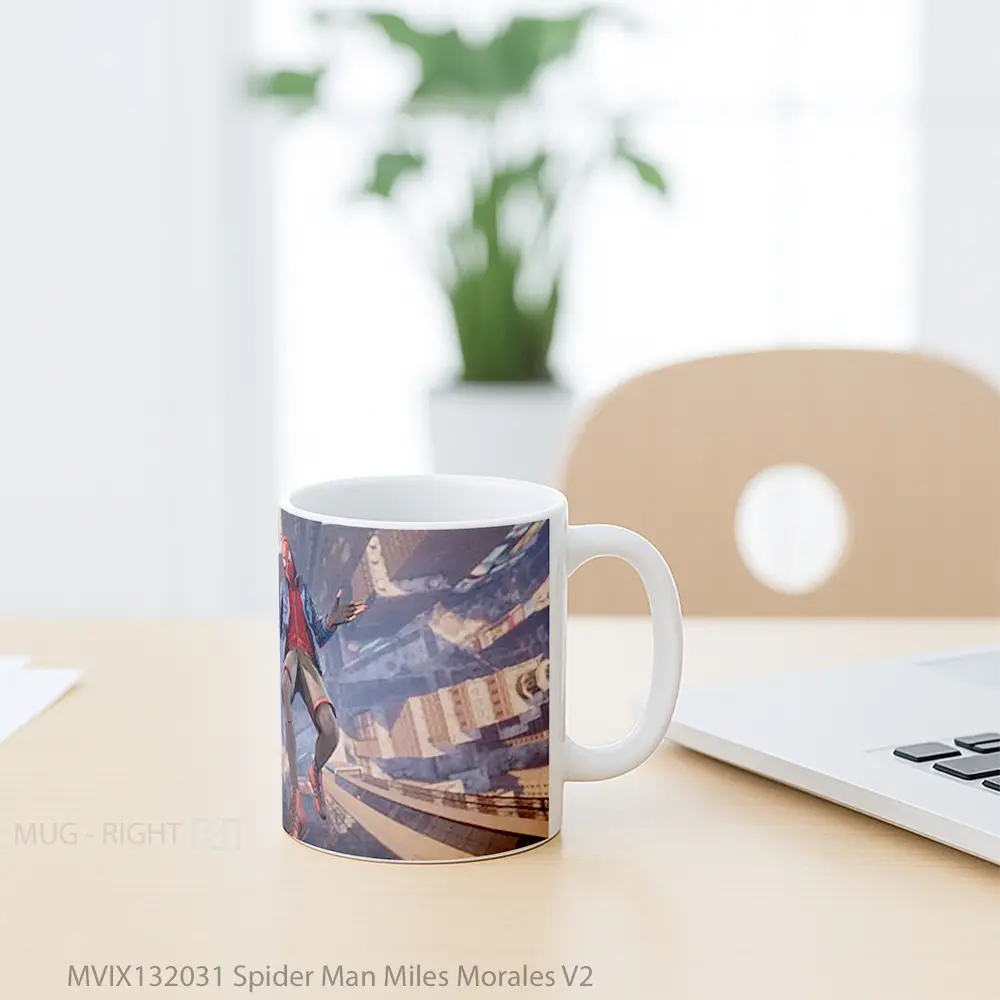 Mug Spider Man Miles Morales V2 Gelas Superhero - All-side / Desain