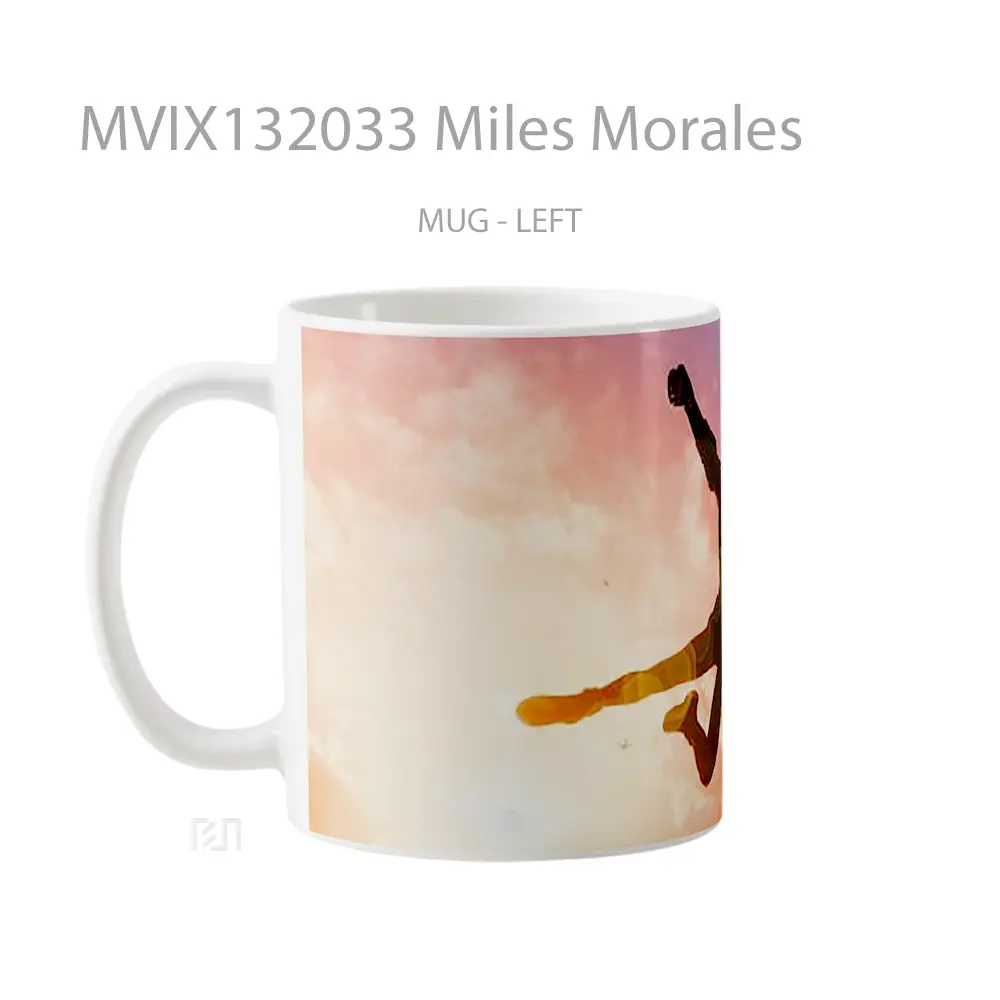 Mug Miles Morales Gelas Keramik Unik - All-side / Desain