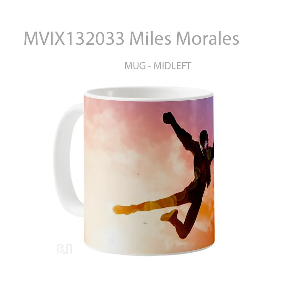 Mug Miles Morales Gelas Keramik Unik - All-side / Desain