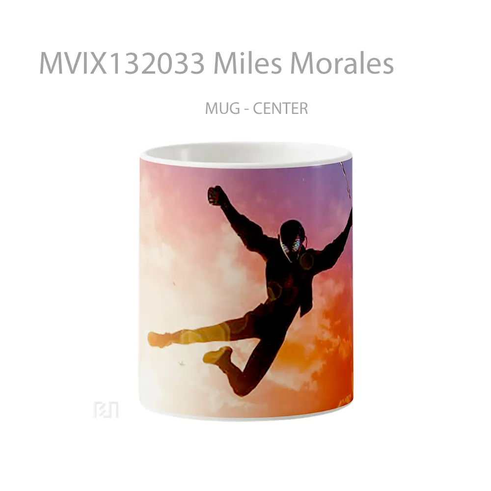 Mug Miles Morales Gelas Keramik Unik
