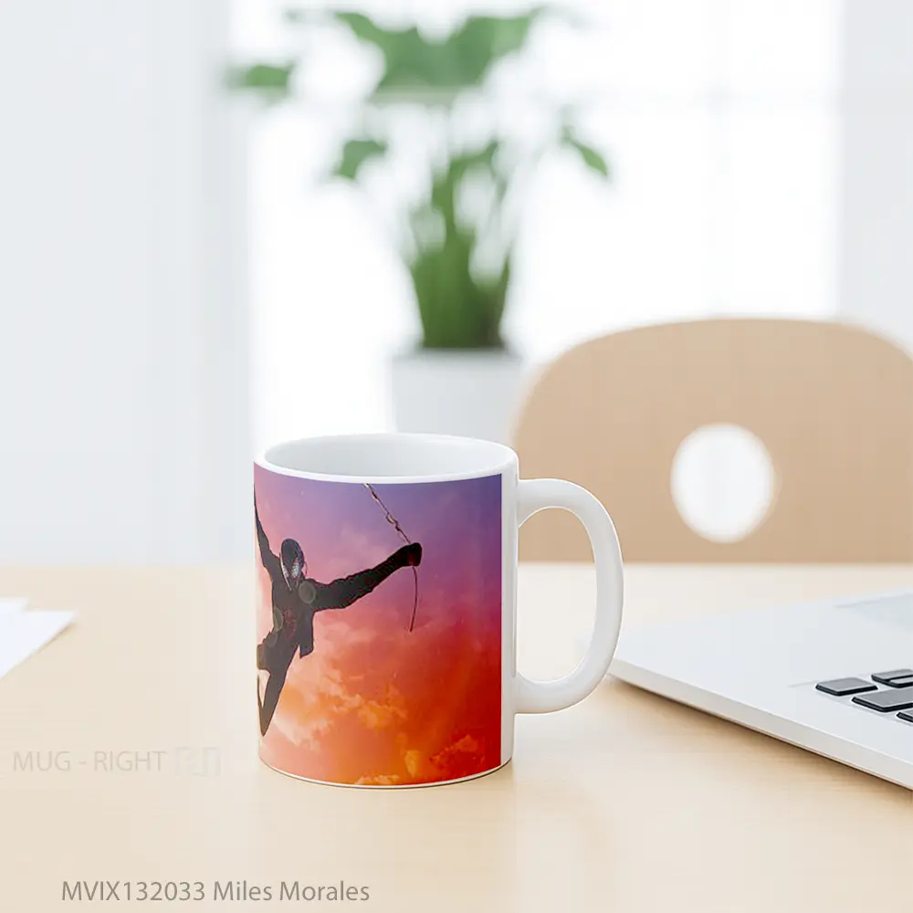 Mug Miles Morales Gelas Keramik Unik - All-side / Desain