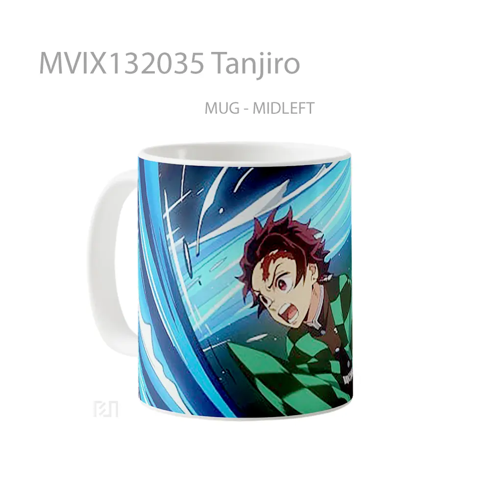 Mug Tanjiro Cangkir Anime - All-side / Desain
