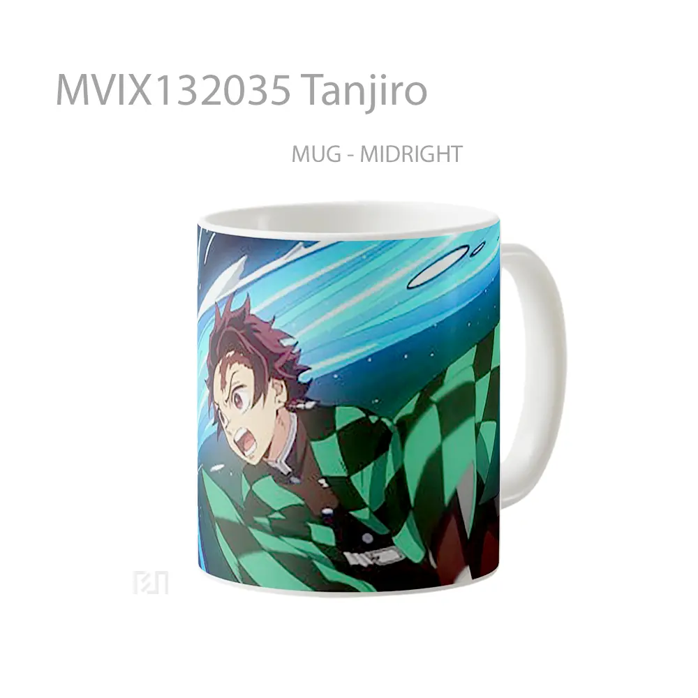 Mug Tanjiro Cangkir Anime - All-side / Desain