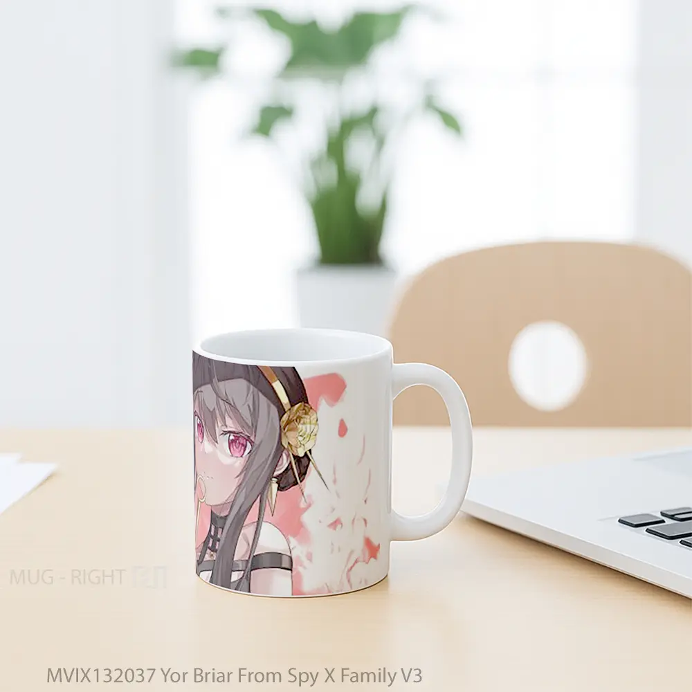Mug Yor Briar From Spy X Family V3 Gelas Keramik Unik - All-side / Desain