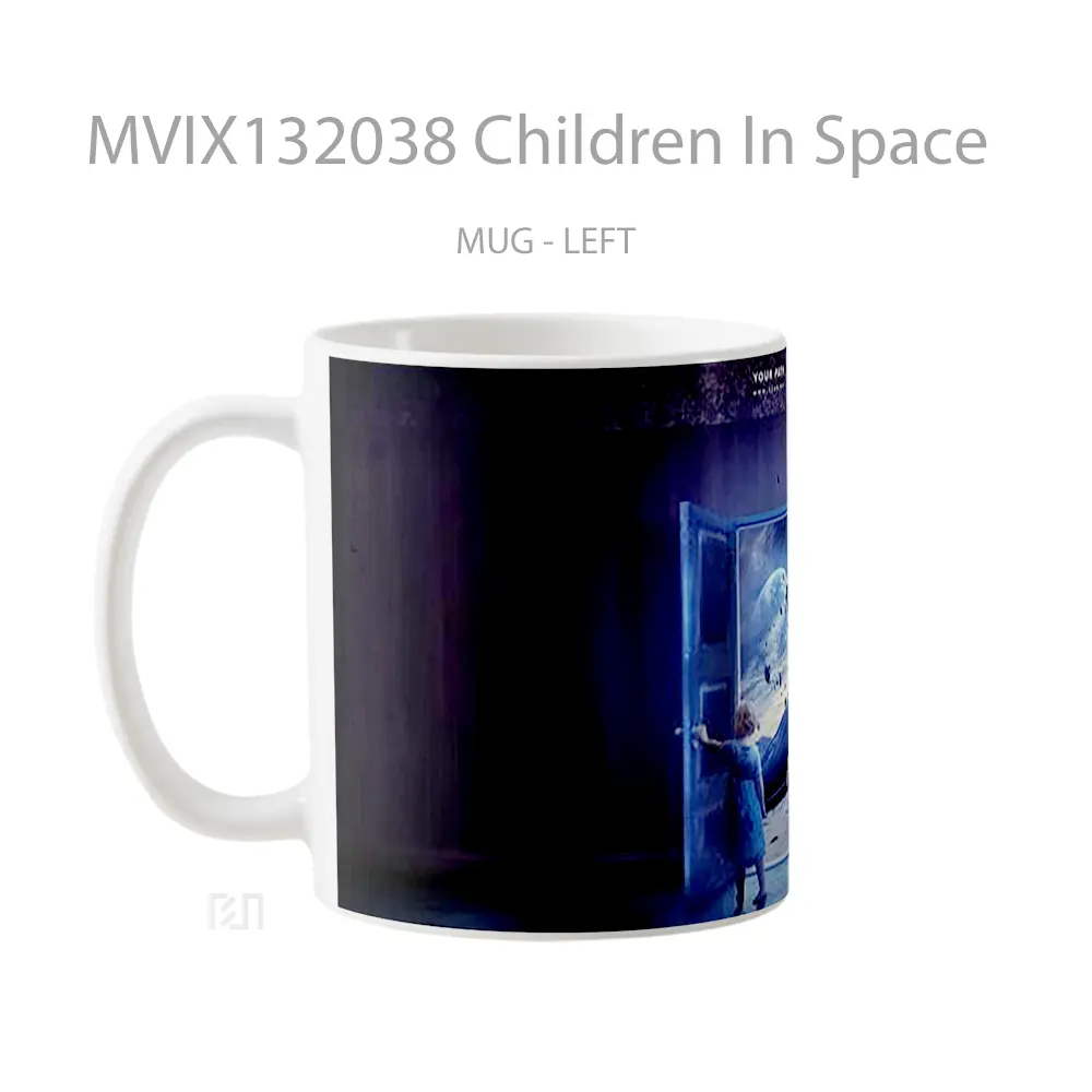 Mug Children In Space Gelas Astronomi - All-side / Desain
